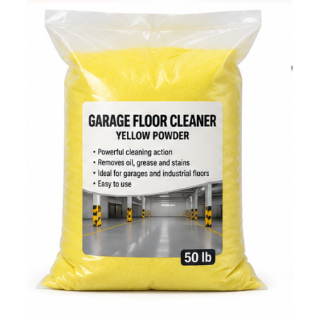 Garage Floor Cleaner – Yellow Powder, 50 lb