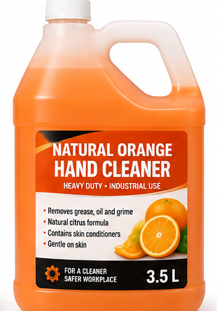 Natural Orange Hand Cleaner – 3.5 L, 4/Case
