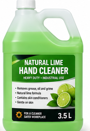 Natural Lime Hand Cleaner – 3.5 L, 4/Case