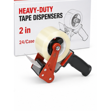 Heavy-Duty Tape Dispensers – 2 in, 24/Case