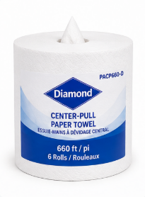 Cascade Center-Pull Paper Towel – 600 ft, 6 Rolls/Case