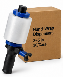 Hand-Wrap Dispensers – 3–5 in, 30/Case
