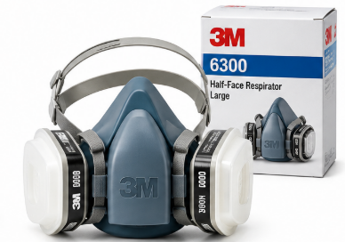3M 6300 Series 6000 Half-Face Respirator – Large