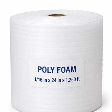 Poly Foam – 1/16 in, 24 in × 1,250 ft Roll